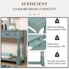 PAGED Mid-Century Solid Wood Console Table with 3 Drawers & 1 Bottom Shelf, 63" Entryway Sofa Table, Retro Modern Extra-thick Sofa Table - 4 of 4