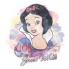Girls Snow White and the Seven Dwarfs Watercolor Princes T Shirt - 2 of 4