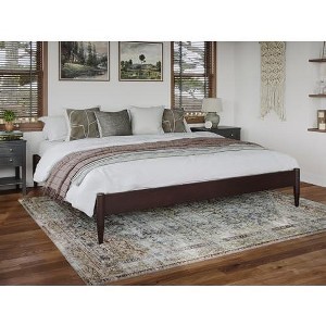 AFI Furnishings Pasadena 14 in King Platform Bed Frame in Espresso - 1 of 4
