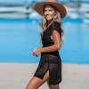 Women's Crochet Drawstring & Cut-Out Cover-Up Dress - Cupshe - 4 of 4