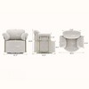 GDFStudio Davina Modern 360° Swivel Boucle Upholstered Accent Chair - 3 of 4