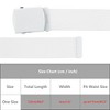 INSPIRE CHIC Women's All-match Braided Pants Belt Smooth Buckle Casual Daily Canvas Belt - 4 of 4