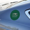 Loyola University Maryland Primary Logo Automotive Car Refrigerator Locker Vinyl Circle Magnet - 3 of 4