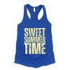 Simply Sage Market Sweet Summer Time Block Distressed Racerback Tank - 2 of 4
