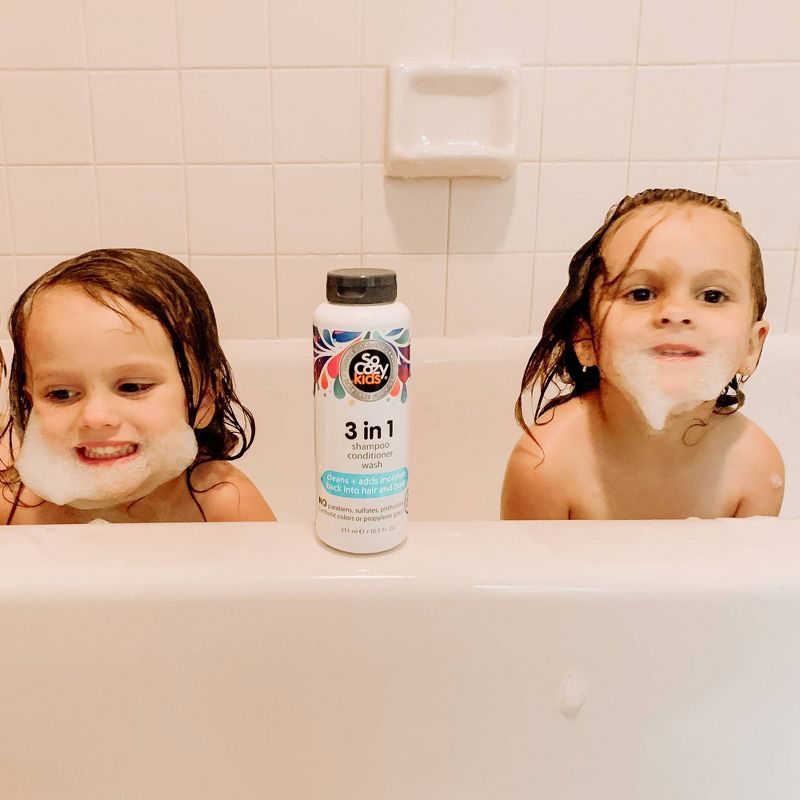 SoCozy Kids' 3-in-1 Shampoo + Conditioner + Body Wash, 3 of 5