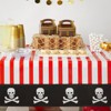 Juvale 3 Pack Plastic Pirate Tablecloth for Kids Birthday, Halloween Party Decorations, 54x108 In - 2 of 4