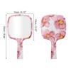 Unique Bargains Durable Square Handheld Mirror Red Yellow Pink 1 Pc - 2 of 3