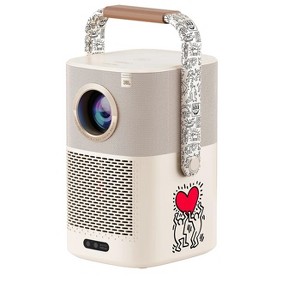 Yaber T2 Plus Keith Haring Edition Portable Projector Wireless Native 1080P JBL Dolby Audio WiFi6 Bluetooth Netflix & 7000+ Apps Auto Focus & Keystone - 1 of 4