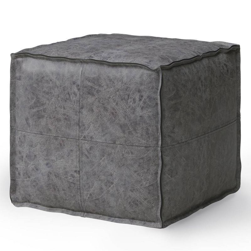 Wendal Square Pouf - WyndenHall, 1 of 11