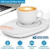 iMountek "Electric Coffee Mug Warmer with Auto Shut Off - Perfect for Tea, Milk, and Beverages at Home or Office!" White - 4 of 4