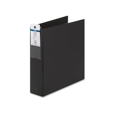 Avery Economy Non-View Binder with Round Rings 11 x 8 1/2 2" Capacity Black 04501