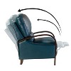 Alexandra Genuine Leather Manual Recliner| ART OF LIVING DESIGNS - 4 of 4