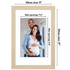 Americanflat Wide Molding Picture Frame with Mat - 2 of 4