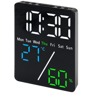 REGALWOVEN Digital Dimmable USB Charger Corded Electric Alarm Clock 3.5"Lx 1.0"Wx 4.7"H 1 Pc - 1 of 4