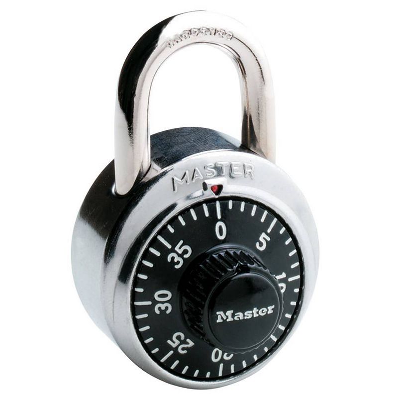 Master Lock 1-7/8" Black Dial Combination Padlock, 4 of 6
