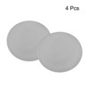 Unique Bargains Silicone Non-Slip Washable Jar Opener Pad Dark Grey 4 Pcs - 3 of 4