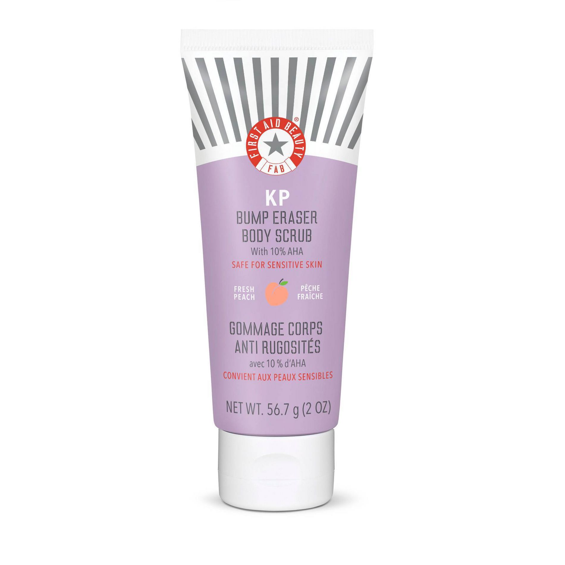 FIRST AID BEAUTY KP Body Scrub - 2oz - Peach - Travel Size