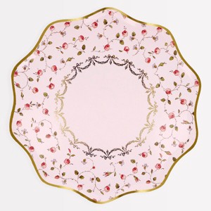 Meri Meri x Ladurée Marie-Antoinette Dinner Plates (Pack of 8) - 1 of 3