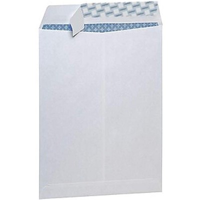 MyOfficeInnovations Tear-Resistant Privacy Tint Catalog Envelopes 9 x 12 White 100/BX 329845