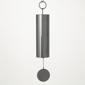 Woodstock Chimes Dynasty Wind Bell Antique Silver 27" - 1 of 4