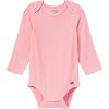 Modern Moments by Gerber Baby Girl 4-Piece Long Sleeve Bodysuits and Cozy Pants Set, Pink - 2 of 4