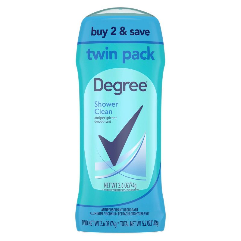 Degree Shower Clean 48-Hour Antiperspirant &#38; Deodorant - 2.6oz/2ct, 3 of 11