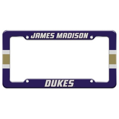 James Madison University Stripes License Plate Tag Frame