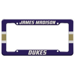 James Madison University Stripes License Plate Tag Frame - 1 of 4