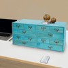 YIYIBYUS Wooden Storage Drawers for Tabletop, Desktop Organizer, Brown - 3 of 4