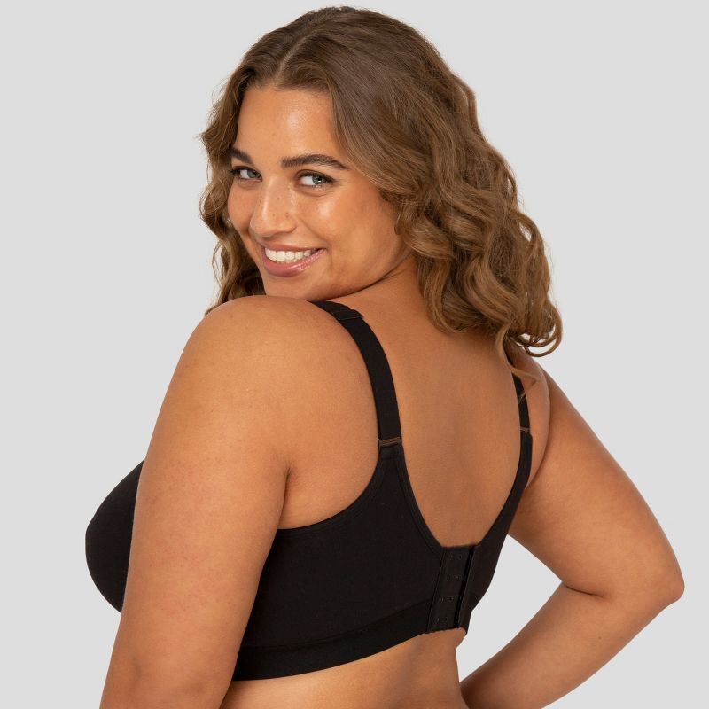 Fit For Me by Fruit of the Loom Womens Plus Size Beyond Soft Cotton Wireless Bra, 4 of 5