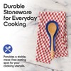Omniware Simsbury Spoon Rest - Stoneware Kitchen Spoon Holder, Heat-Resistant with Lead-Free Glaze, 8.25” with Arched Handle (Simply Blue) - 2 of 4