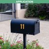 Unique Bargains Vinyl Self-Adhesive Mailbox Number Stickers 10 Sheets - 4 of 4