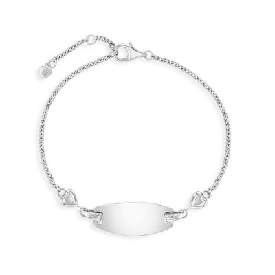 Girls' Enamel Heart Charms Bracelet Sterling Silver - In Season Jewelry :  Target