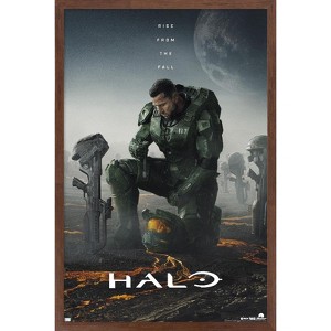 Trends International Halo: Season 2 - Cemetery One Sheet Framed Wall Poster Prints - 1 of 4