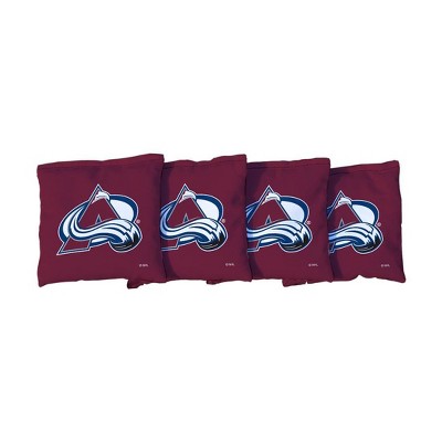 NHL Colorado Avalanche Corn-Filled Cornhole Bags Red - 4pk