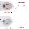 Toilet Seat Round,/Elongated Toilet Lid Soft-Slow Close, Heavy Duty Toilet Seat, Easy to Install, Universal Fit - 3 of 4