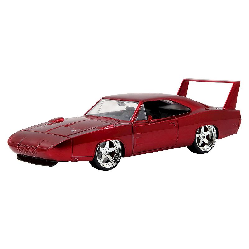 Jada Toys Fast &#38; Furious 1969 Dodge Charger Daytona Die-Cast Vehicle 1:24 Scale Glossy Red, 1 of 5