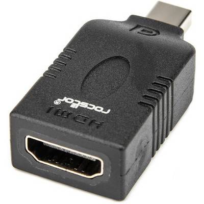 Rocstor Premium Slim Mini DisplayPort to HDMI Audio/Video Adapter - Slim HDMI to Mini DisplayPort - 1920x1200 1080p