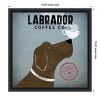 Amanti Art Labrador Coffee Co by Ryan Fowler Canvas Wall Art Print Framed 16-in. x 16-in. - 4 of 4
