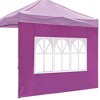 InstaHibit Universal Window Sidewall UV30+ Fits 10x10ft Canopy Shelter 1 Piece Purple - 2 of 4