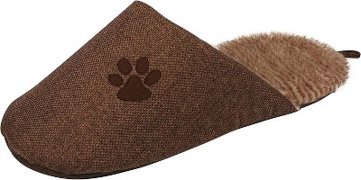 Pet Life Slip-On Fashionable Slipper Dog Bed Brown-