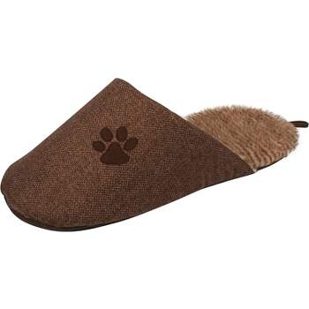 Pet Life Slip-On Fashionable Slipper Dog Bed Brown-