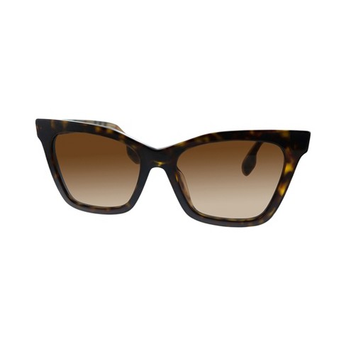 Burberry Be 4346f 394313 Womens Butterfly Sunglasses Brown 55mm : Target