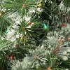 NicBex 7ft Prelit Artificial Christmas Tree with 1233 Branch Tips, 900 Multicolor Lights and 75 Pinecones for Indoor - 4 of 4