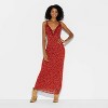 Women's Lace Trim Maxi Empire Waist Dress - Wild Fable™ - 2 of 3