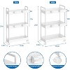 Haitral 2pk 3 Tier Slim Storage Cart Bathroom Organizer Laundry Room Organization - 4 of 4