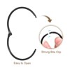 Unique Bargains Carbon Steel Loose Leaf Binder Snap Shower Curtain Rings 6 Pcs - 4 of 4