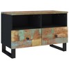 vidaXL TV Stand 27.6 in.x13 in.x18.1 in. Solid Wood Reclaimed - 2 of 4
