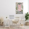 Stupell Industries Pink Door Welcome Canvas Art, 24" x 36" - 3 of 4