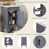 Kumasinova 18" Bathroom Vanity,Freestanding Storage Cabinet with Ceramic Sink,Adjustable Shelf,Vanity with 300LB Capacity for Samlle Space - 4 of 4